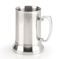 16 Oz. Stainless Steel Tankard with Alloy Handle